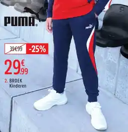 Intersport Puma Broek Kinderen aanbieding