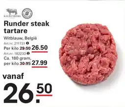 Sligro Runder steak tartare aanbieding