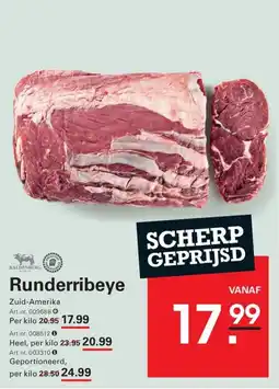 Sligro Runderribeye aanbieding