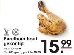 Sligro Parelhoenbout Gekonfijt aanbieding