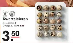 Sligro Kwarteleieren aanbieding