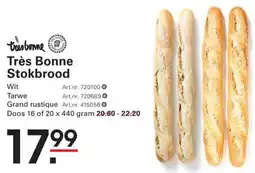 Sligro Très Bonne Stokbrood aanbieding