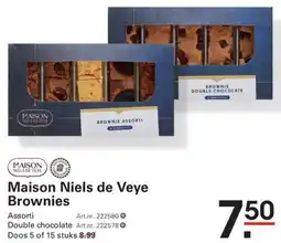 Sligro Maison Niels de Veye Brownies aanbieding