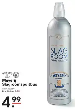 Sligro Meyerij Slagroomspuitbus aanbieding