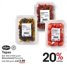 Sligro Tapas aanbieding