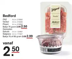 Sligro Bedford aanbieding
