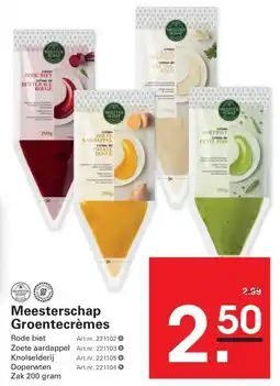 Sligro Meesterschap Groentecrèmes aanbieding