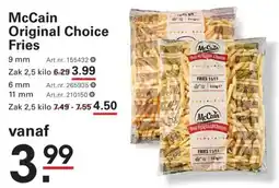 Sligro McCain Original Choice Fries aanbieding