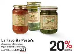 Sligro La Favorita Pesto's aanbieding