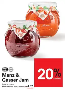 Sligro Menz & Gasser Jam aanbieding