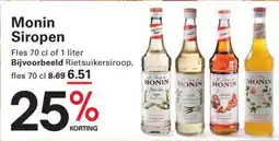 Sligro Monin Siropen aanbieding