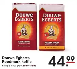 Sligro Douwe Egberts Roodmerk koffie aanbieding