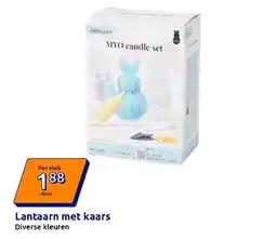 Action Lantaarn met kaars aanbieding
