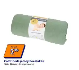 Action Comfibeds jersey hoeslaken aanbieding