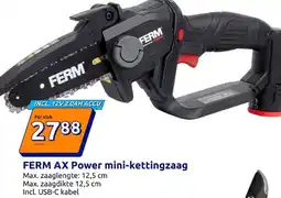 Action FERM AX Power mini-kettingzaag aanbieding