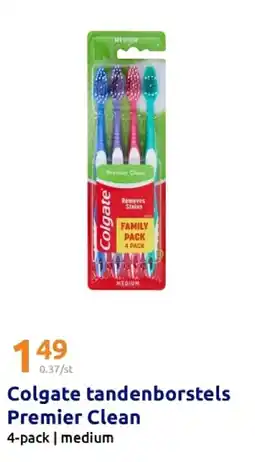 Action Colgate tandenborstels Premier Clean aanbieding