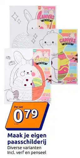 Action Maak je eigen paasschilderij aanbieding