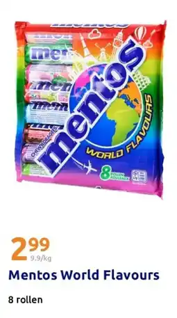 Action Mentos World Flavours aanbieding