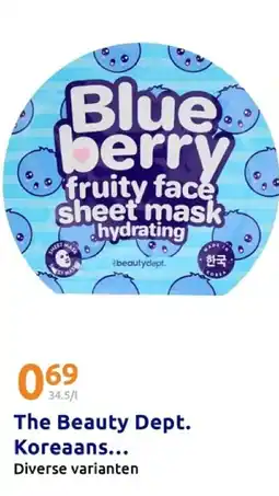 Action The Beauty Dept. Koreaans aanbieding