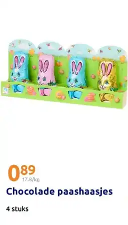 Action Chocolade paashaasjes aanbieding