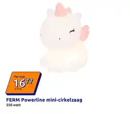 Action FERM Powerline mini-cirkelzaag aanbieding