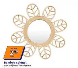 Action Bamboe spiegel aanbieding