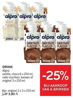 Alvo Drink Alpro aanbieding
