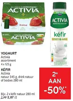 Alvo Yoghurt, kéfir Activia aanbieding