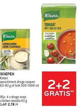 Alvo Soepen Knorr aanbieding