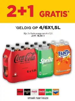 Alvo Coca-cola, sprite, fanta smaak naar keuze aanbieding