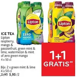Alvo Ice tea Lipton aanbieding