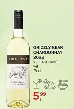 Alvo Grizzly bear chardonnay 2023 aanbieding
