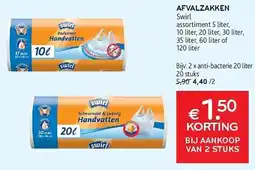 Alvo Afvalzakken Swirl aanbieding