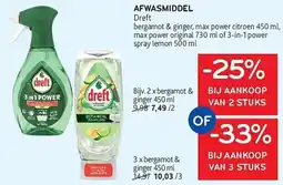 Alvo Afwasmiddel Dreft aanbieding