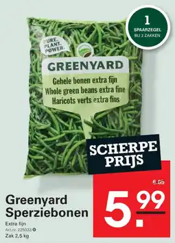Sligro Greenyard Sperziebonen aanbieding