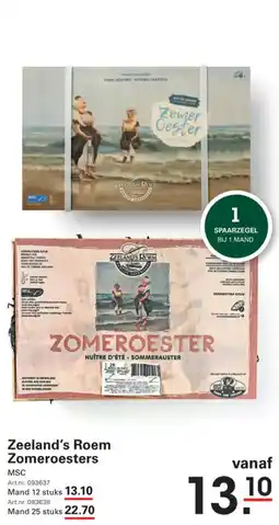 Sligro Zeeland's Roem Zomeroesters aanbieding