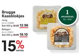 Sligro Brugge Kaasblokjes aanbieding