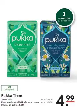 Sligro Pukka Thee aanbieding