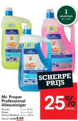 Sligro Mr. Proper Professional Allesreiniger aanbieding