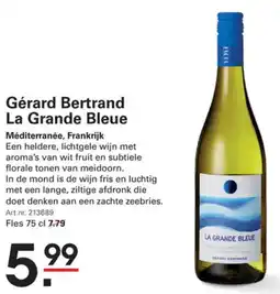 Sligro Gérard Bertrand La Grande Bleue aanbieding