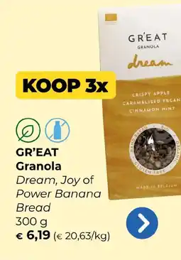 Bio Planet Gr'eat Granola aanbieding