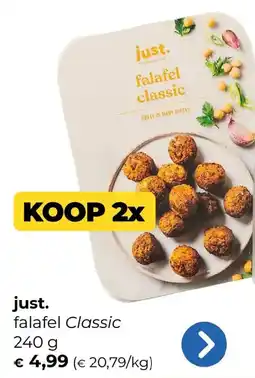 Bio Planet Just falafel classic aanbieding