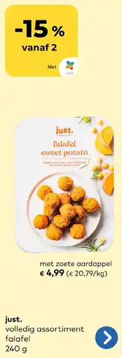 Bio Planet Just met zoete aardappel aanbieding