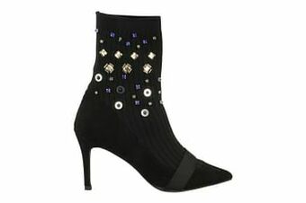 Berca Shoes La Strada Enkellaars Dames Feest - Zwart aanbieding