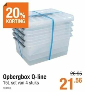 Opbergbox q-line