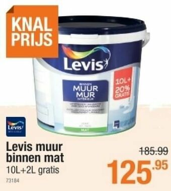 Cevo Levis muur binnen mat aanbieding