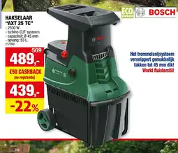 Hubo HAKSELAAR “AXT 25 TC” aanbieding