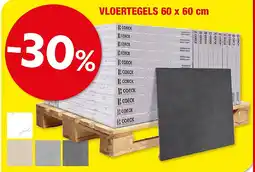 Hubo VLOERTEGELS 60 x 60 cm aanbieding