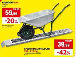 Hubo KRUIWAGEN 85 L aanbieding