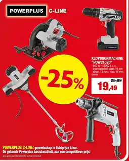 Hubo KLOPBOORMACHINE “POWC1020” aanbieding